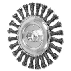 6" FULL CABLE KNOT WHEEL24 KNOT .023 CS WIRE-PFERD INC.-419-82477