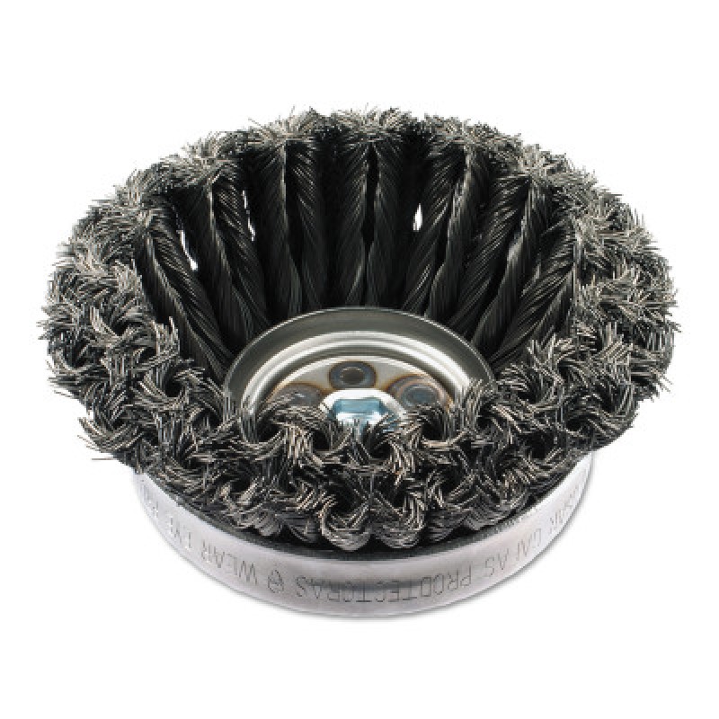 6" COMBITWIST KNOT CUP BRUSH DOUBLE ROW .023 CS-PFERD INC.-419-82557
