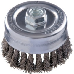 4" COMBITWIST KNOT CUP BRUSH .023 CS WIRE 5/8-11-PFERD INC.-419-82717