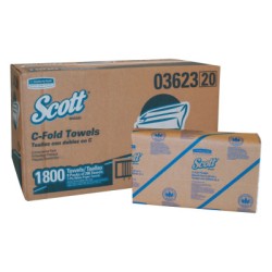 KCC03623 TOWEL C-FOLD SCOTT 200-ESSENDANT-412-03623