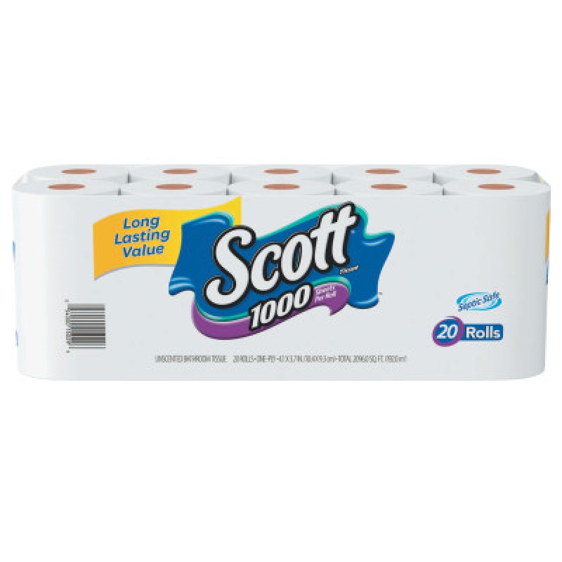 KCC20032CT TISSUE SCOTT BTH 20/PK WH-ESSENDANT-412-20032CT