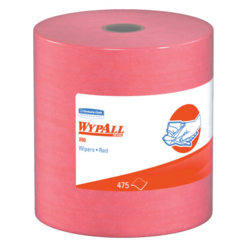 WYPALL X80 SHOP PRO JUMBO ROOL RED 475 PER ROL-KCCJACKSON SAFE-412-41055