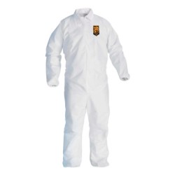COVERALL WHT ELASTIC WRISTS/ANKLES 2XL-KCCJACKSON SAFE-412-44315