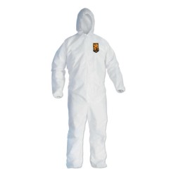 COVERALLS WITH HOOD ANDBOOT MED 25/CS-KCCJACKSON SAFE-412-44332