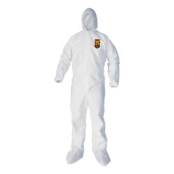 COVERALLS WITH HOOD ANDBOOTS LARGE 25/C-KCCJACKSON SAFE-412-44333