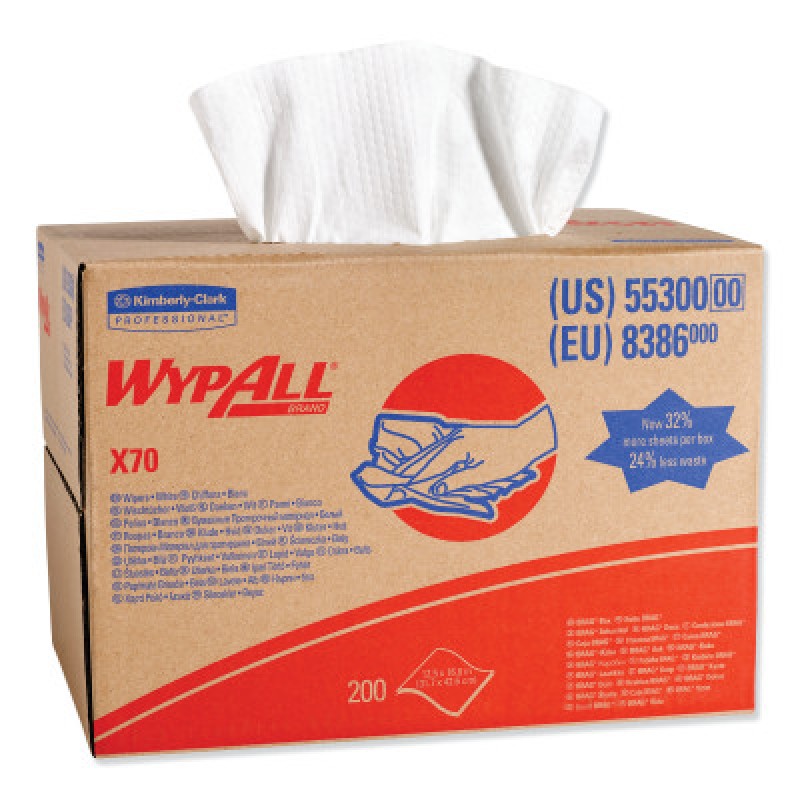 WYPALL X70 WIPERS 11.1"X 16.8"-KCCJACKSON SAFE-412-55300