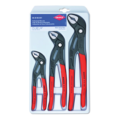 3-PCS COBRA PLIERS SET-KNIPEX TOOLS LP-414-002006US1