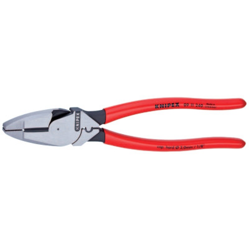 HIGH LEVERAGE LINEMAN NEW ENGLAND W/ TAPE PULLER-KNIPEX TOOLS LP-414-0911240SBA