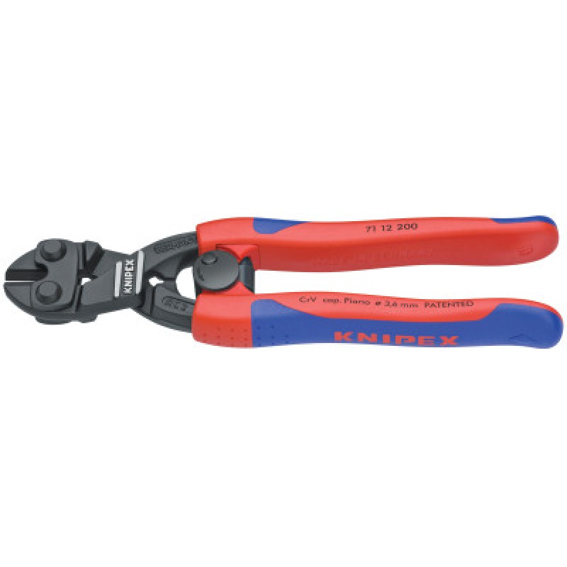 8" LEVER ACTION CENTER CUTTER W/SPRING COMF GRIP-KNIPEX TOOLS LP-414-7112200