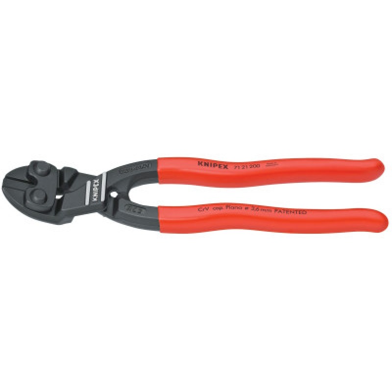 ANGELED HIGH LEVERAGE COBOLT CUTTERS DIPPED HAN-KNIPEX TOOLS LP-414-7121200