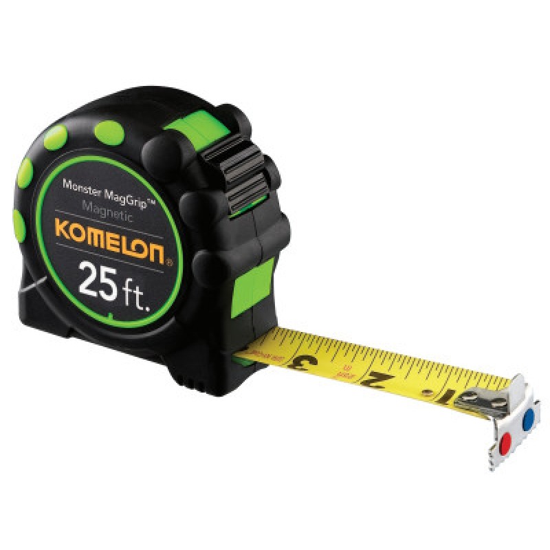 MONSTER MAGGRIP ENG SCALE 25' MEASURE TAPE-KOMELON *416*-416-7125IE