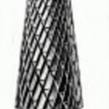 TC BUR 14 DEG TAPER 3/8X1-1/16 DOUBLE CUT SL-3-PFERD INC.-419-25152