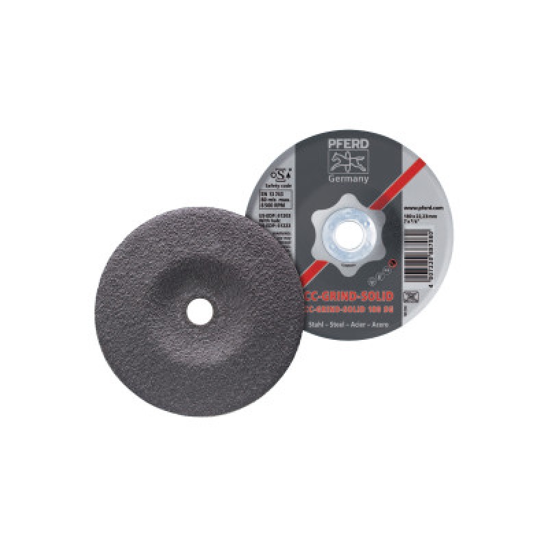 CC-GRIND-SOLID 4-1/2 X 7/8 STEEL-PFERD INC.-419-61200