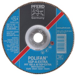 4-1/2 X 7/8 POLIFAN SGPCO-COOL FLAT 40G-PFERD INC.-419-62597
