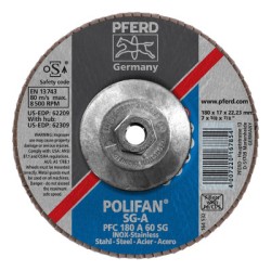 7 X 5/8-11 POLIFAN SG ALU OX CONICAL 60G-PFERD INC.-419-62309