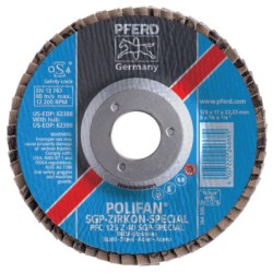 4-1/2 X 7/8 POLIFAN SGPCO-COOL CONICAL 40G-PFERD INC.-419-62651