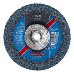 5 X 5/8-11 POLIFAN CURVEZIRC ALUM MD RD 40G-PFERD INC.-419-67216