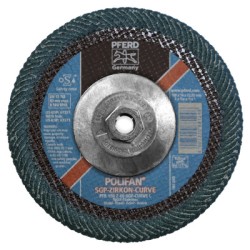 7"X7/8" POLIFAN CURVE DC  ZIRC 40G-PFERD INC.-419-67351
