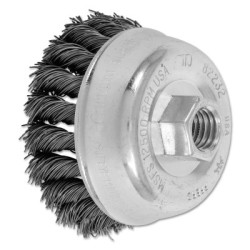 3-1/2" KNOT WIRE CUP BRUSH .020 CS WIRE-PFERD INC.-419-82232