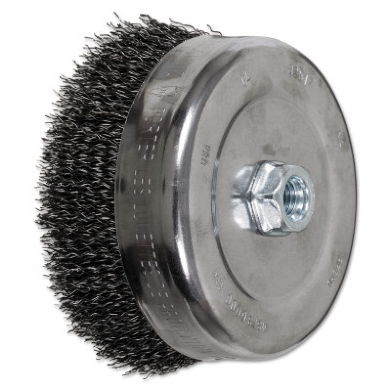 6" CRIMPED WIRE CUP BRUSH .020 CS WIRE-PFERD INC.-419-82517