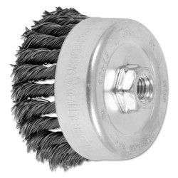 4" KNOT CUP BRUSH .023CS WIRE 5/8-11-PFERD INC.-419-82523