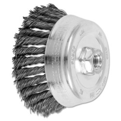 5" KNOT WIRE CUP BRUSH .023 CS WIRE-PFERD INC.-419-82529