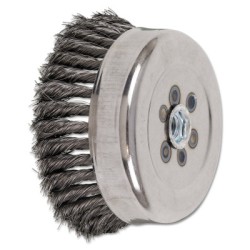 6" KNOT WIRE CUP BRUSH .014 CS WIRE-PFERD INC.-419-82545