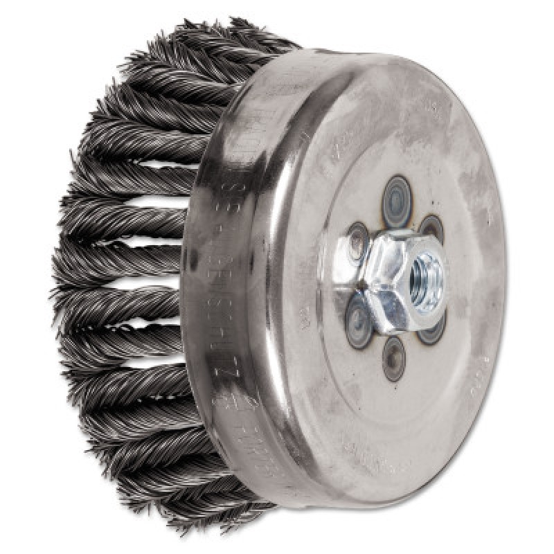 6" COMBITWIST KNOT CUP BRUSH .023 CS WIRE 5/8-11-PFERD INC.-419-82725
