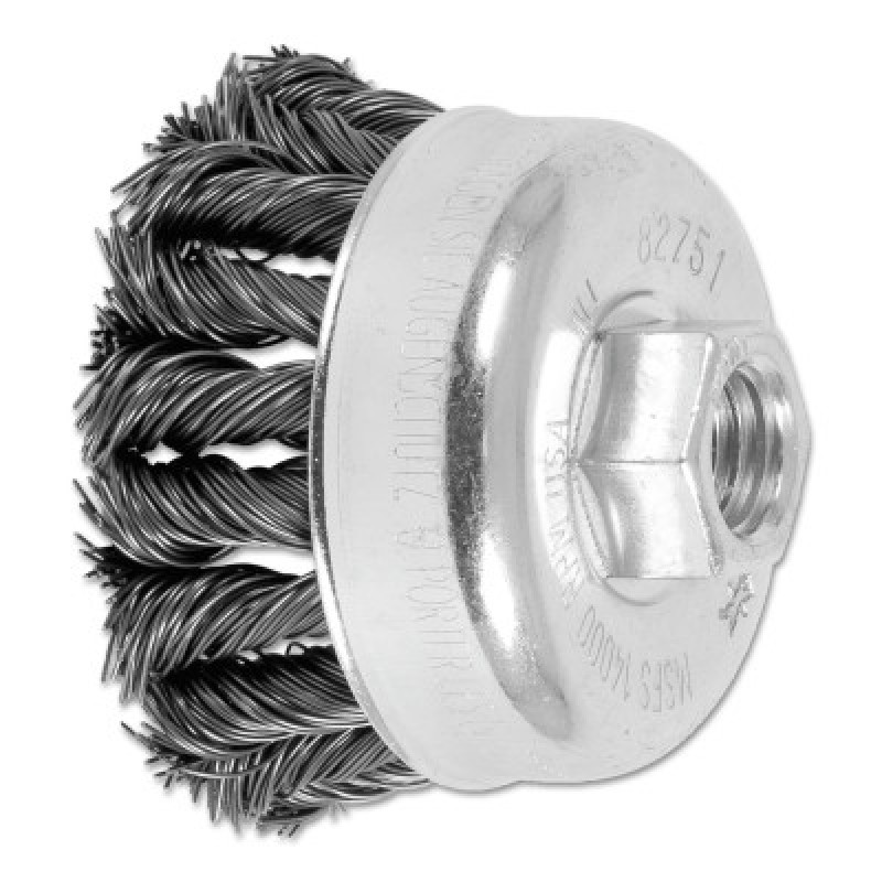 2-3/4" COMBITWIST KNOT CUP BRUSH .020 CS WIRE 5/-PFERD INC.-419-82751