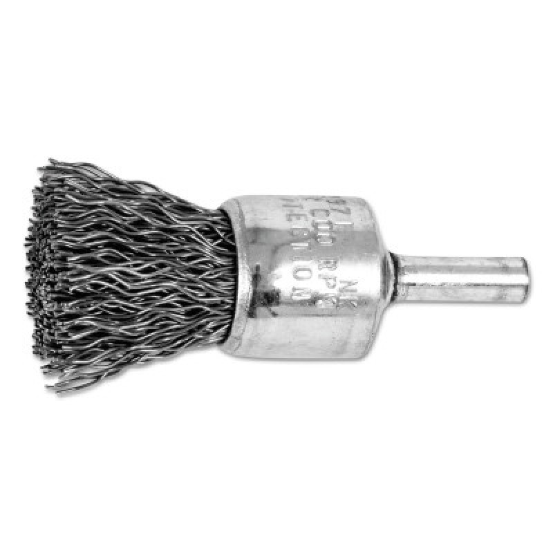 3/4" CRIPED WIRE END BRUSH .020 CS WIRE-PFERD INC.-419-82971