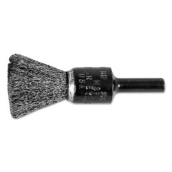 1/2" CRIMPED WIRE END BRUSH .006 SS WIRE-PFERD INC.-419-82981