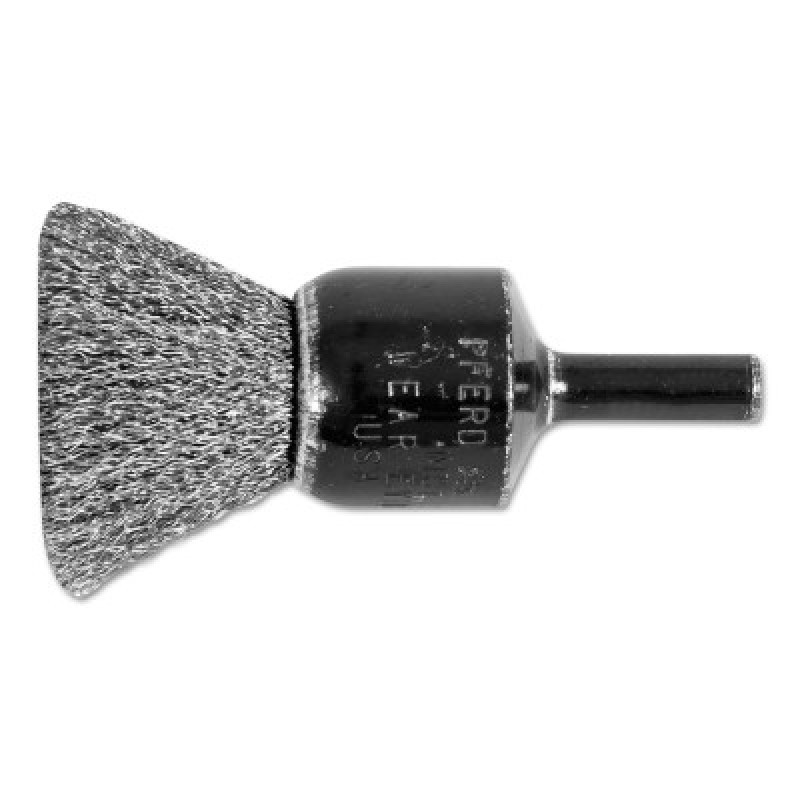 3/4" CRIMPED WIRE END BRUSH .006 SS WIRE 1/4"SH-PFERD INC.-419-82986
