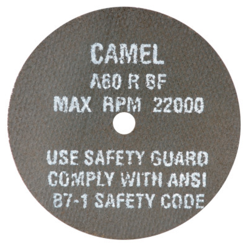 4X1/32X3/8 T1 A60-R-BF CUTOFF WHEEL-CGW CAMEL GRIND-421-35507