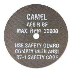 4X1/16X3/8 T1 A36-R-BF CUTOFF WHEEL-CGW CAMEL GRIND-421-35509