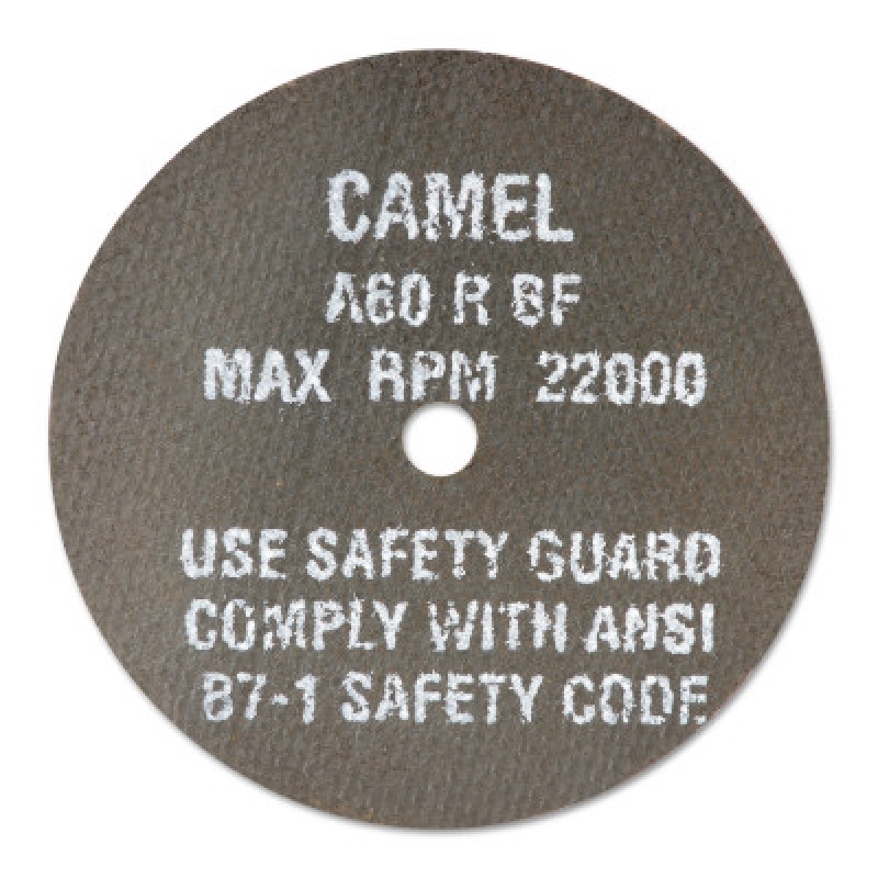 4X1/16X3/8 T1 A36-R-BF CUTOFF WHEEL-CGW CAMEL GRIND-421-35509