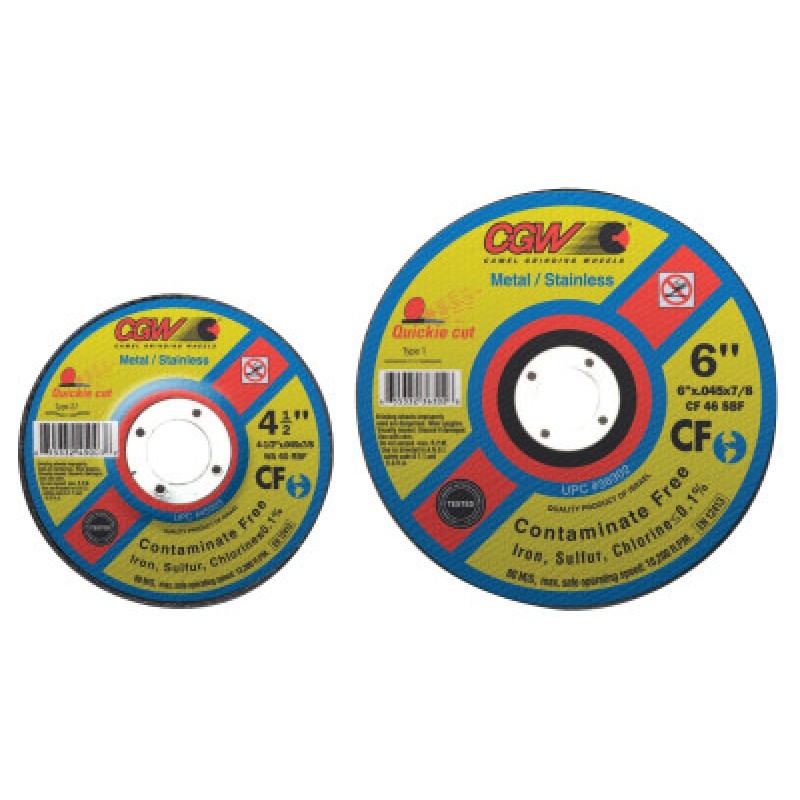 7"X.045X7/8" T27 WA60-R-BF QUICKIE C.O. WHL-CGW CAMEL GRIND-421-45009