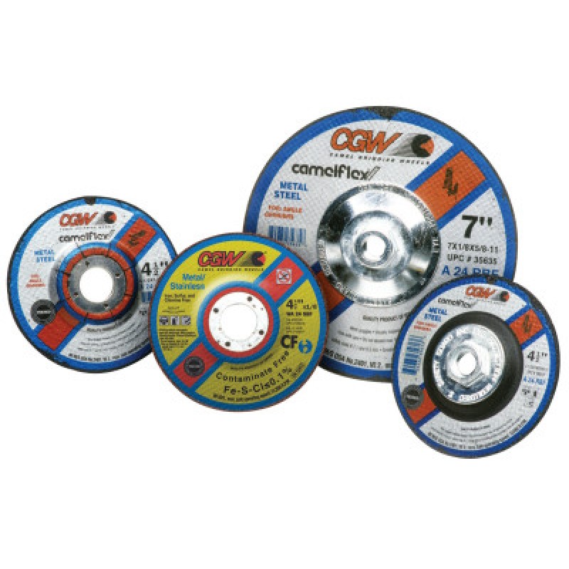 9X1/8X7/8 WA24-R-BF STAINLESS T27 DP CT WHL-CGW CAMEL GRIND-421-35652