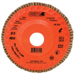 4-1/2" X 7/8" COMPACT Z3TRIMMABLE 60 GRIT-CGW CAMEL GRIND-421-39724