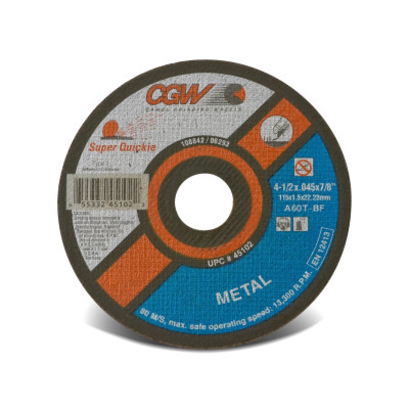 6X.045X7/8- T1- A60-T-BFSUPER QUICKIE-CGW CAMEL GRIND-421-45106