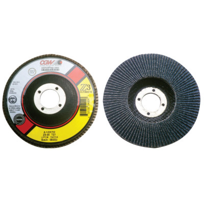 4-1/2X5/8-11 Z3-36 T27 ULTIMATE FLAP DISC-CGW CAMEL GRIND-421-54011