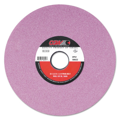 12X11/2X5 (71/2X1/2) PA46-J8-V TOOLROOM WHEEL-CGW CAMEL GRIND-421-58038