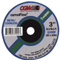 3X1/32X1/4 T1 A60-R-BF FAST CUT 50PCS-CGW CAMEL GRIND-421-59102