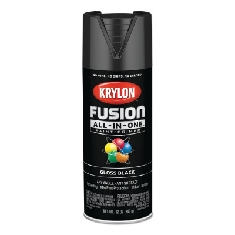 FUSION ALL-IN-ONE GLOSSBLACK SPRAY PAINT-DIVERSIFIED BR-425-K02702007