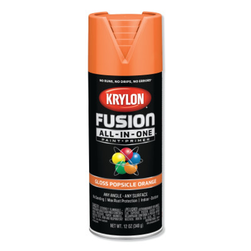 FUSION ALL-IN-ONE SPRAYPAINT GLOSSPOPSICLEORANGE-DIVERSIFIED BR-425-K02718007