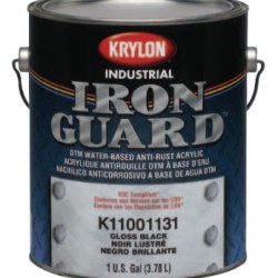 GLOSS BLACK INDUSTRIAL IRON GUARD PAINT ONE GALL-DIVERSIFIED BR-425-K11001131