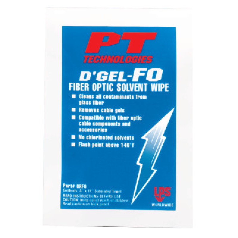 D'GEL FO CABLE CLEANER144 WIPES PER CS-ITW PROF BRANDS-428-61200