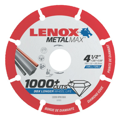 LENOX DIAM CUTOFF WH CH10" X 5/8"  CHOP SAW-IRWIN-433-1972926