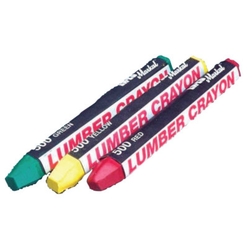 RED-LUMBER CRAYON MARKER-LA-CO INDUSTRIE-434-80322