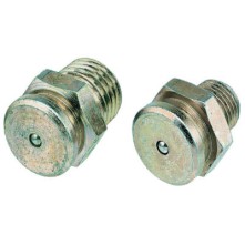 1/4"NPT BUTTON HEAD FITTING ZINC/YELLOW-LINCOLN INDUSTR-438-5706