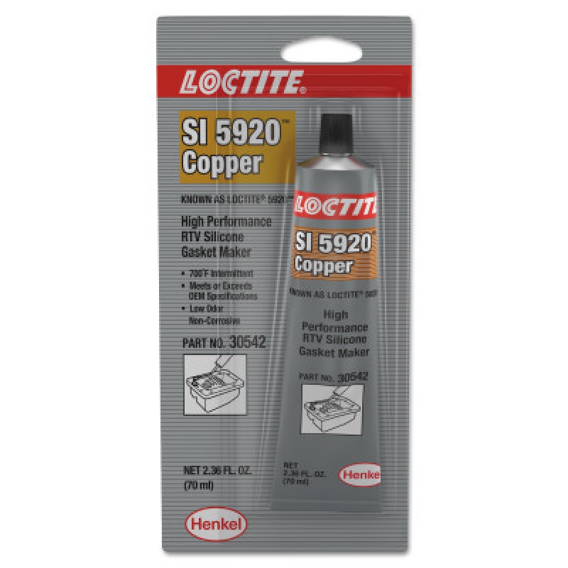 70-ML. ULTRA COPPER RTVSILICONE GA-HENKEL CORPORAT-442-198818